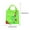Green, variant on Large Shopping Bag Strawberry Shape,Cute Reusable Grocery Bags in Pouch,Portable Foldable Tote Bag,Eco Folding Shopping Bag with Handles