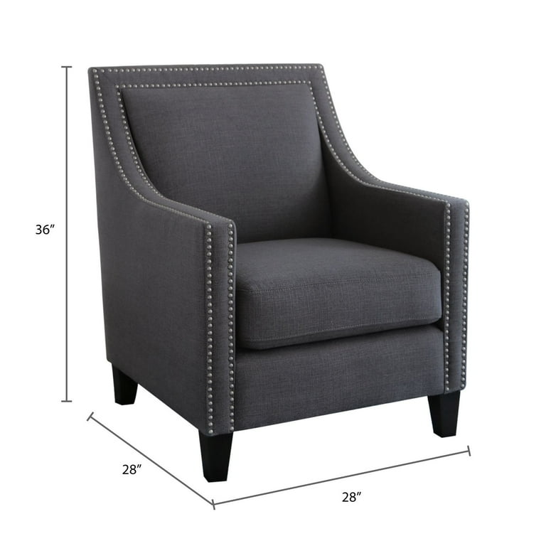 Adrienne Nailhead Alisa Nailhead Accent Chair Abbyson Adrienne