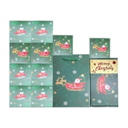 FnPti Surprise Gift Box Explosion for Money Christmas, Explosion Gift Box, Christmas Surprise Box, Joyful Surprise Gift Box Set, Novelty Explosion Box Xmas Gift, Green, 16 PCS
