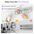 thumbnail image 5 of Extra Large Pill Organizer 2 Times a Day, 7 Day XL Pill Box AM PM ,Weekly Pill Case Twice a Day, Oversized Daily Medicine Container for Vitamins (Purple), 5 of 6