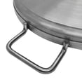 thumbnail image 4 of Stainless Steel Flat Comal Griddle Pan 16" With Extra Bottom Layer, 4 of 5