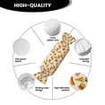 thumbnail image 5 of Wukai Hamburger Pizza Coke Print Candy Pillow Cylindrical Pillows Sofa Pillow Neck Hand Support Pillows Including Insert Lumbar Pillows, 5 of 8