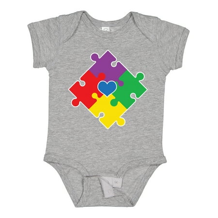 

Inktastic Autism Awareness Month Puzzle Gift Baby Boy or Baby Girl Bodysuit