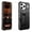 Black, variant on Sanwo for iPhone 17 Pro Max Case, Rugged Wallet Card Holder with Magnetic Closure, PC+TPU and PU Leather Shockproof Protective Cover, Rosegold