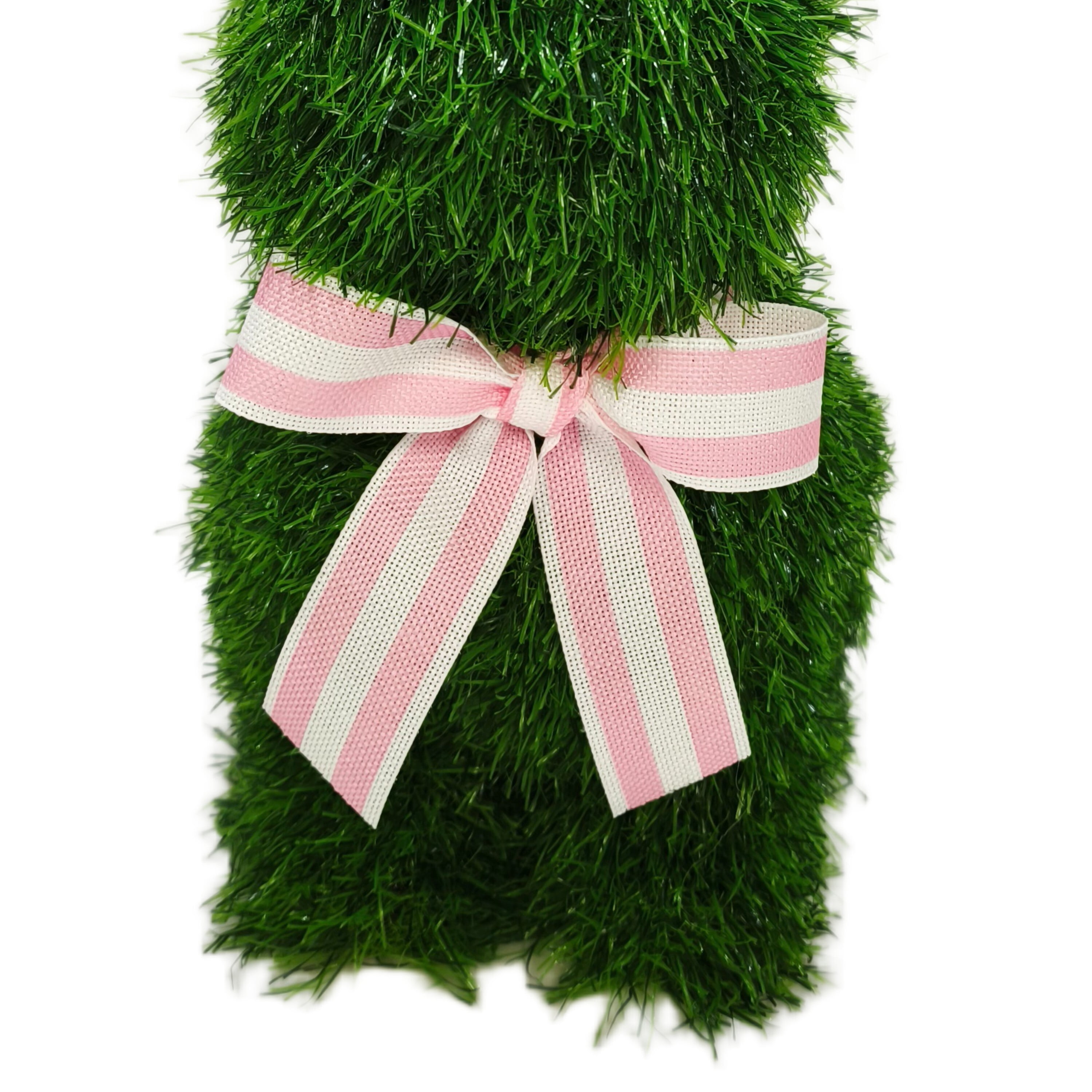 Faux Grass Sitting Bunny Tabletop Decoration, Green, 15.5", Easter by Way To Celebrate