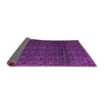 thumbnail image 2 of Ahgly Company Indoor Square Oriental Purple Modern Area Rugs, 5' Square, 2 of 4