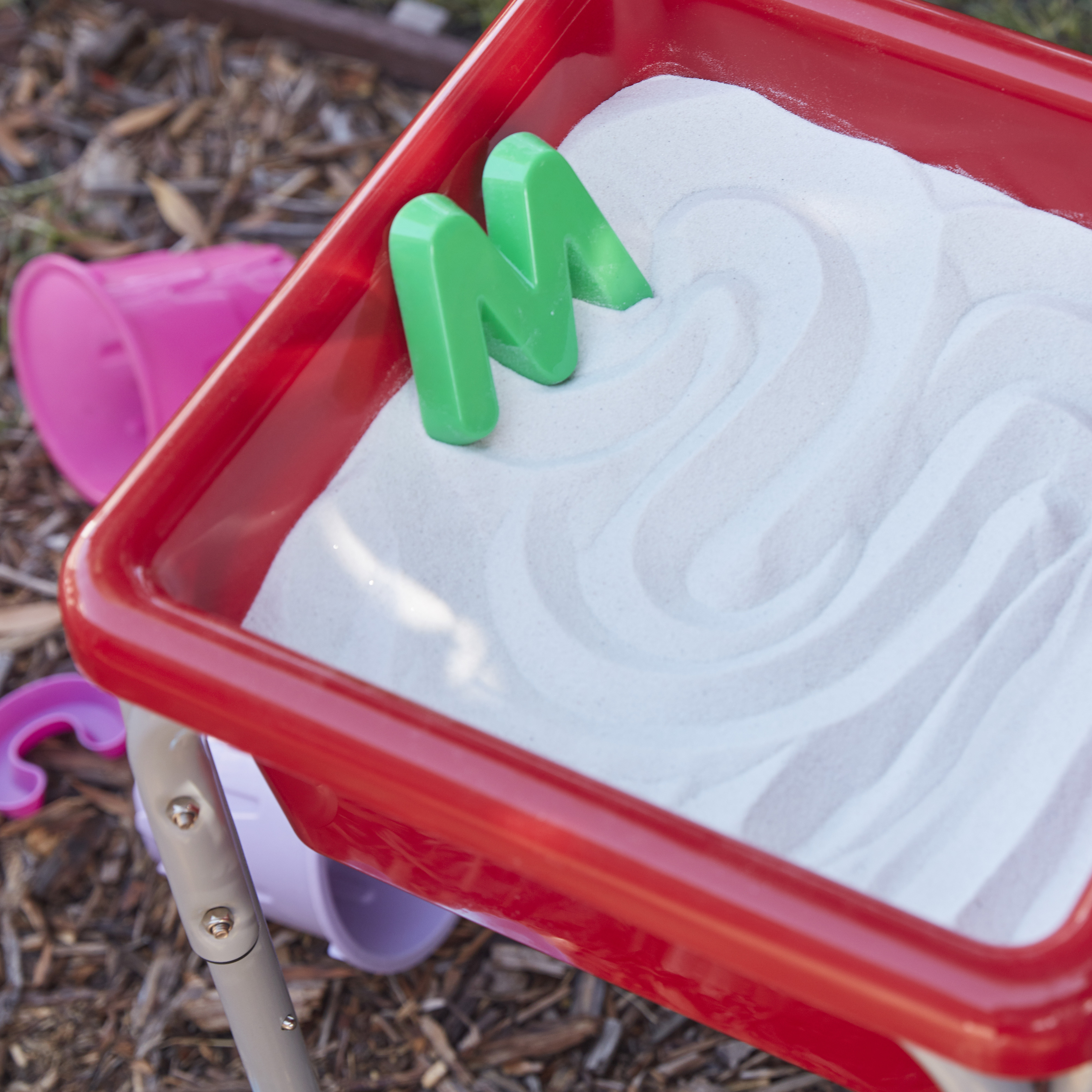 4 Station Square Sand & Water Table with Lids