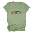 thumbnail image 4 of Tittly T Shirts for Women Graphic Tees Aunt Shirt I'm Just Here For My Nephew T Shirts Auntie Tee Shirt Crewneck Cotton Short Sleeve Tshirts Shirts Womens Tops AG L, 4 of 4