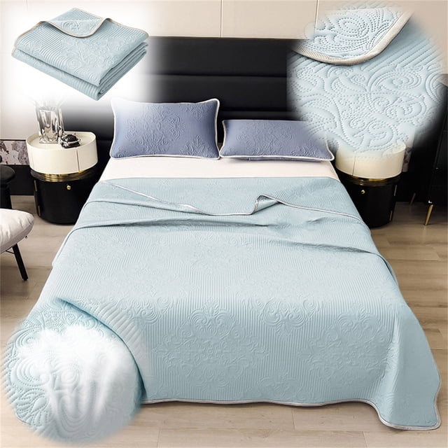 HUASHENG Summer Washable Double Size Class European Style Multifunctional Summer Quilt/Coverlet/Air Conditioning Quilt/Thin Summer Blanket