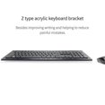 thumbnail image 2 of Baohd Support de Clavier d'Ordinateur Incliné en Acrylique Plateau pour Ordinateur Portable Transparent Forme Z Antidérapant Réduit la Pression pour Bureau École, 2 of 5