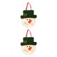 thumbnail image 3 of Billuyoard Bolsa de regalo de Navidad hecha a mano, pegatina de dibujos animados de fieltro, bolsa de almacenamiento de dulces, regalo de Navidad de Año muñeco de nieve 2piezas Billuyoard CBP085090, 3 of 5