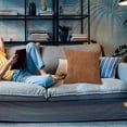 thumbnail image 1 of Boreal Craft Standard Pillowcase Bulk Home Hotel Solid Color Vertical Stripes Pillow Cushion Cover Versatile Non Core Pillow Cover Suitable For Sofas Beds Chairs Home Decoration, 1 of 6