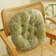 thumbnail image 5 of Cojín redondo de lino | Cojín de tatami transpirable para verano | Relleno de fibra de poliéster suave y grueso | Cojín multicolor para silla perezosa para dormitorio y sala de estar, 5 of 6