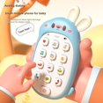 thumbnail image 5 of Teléfono móvil de simulación de mordedor para bebés de 0 a 1 años, juguete musical para niños, máquina de cuentos educativos para educación temprana, 5 of 5