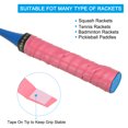 thumbnail image 4 of Unique Bargains Anti Slip Sweatband Absorbent PU Tennis Badminton Racket Grip Tape, Pink 8 Pack, 4 of 6