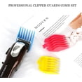 thumbnail image 3 of LAICAIW Universal Hair Clipper Guide Comb, 8 Pcs Guards Cutting Guides Attachment Rechargeable Hair Clipper (Colours), 3 of 7