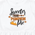 thumbnail image 4 of Inktastic Thanksgiving Sweeter Than Pumpkin Pie Girls Toddler Dress, 4 of 5