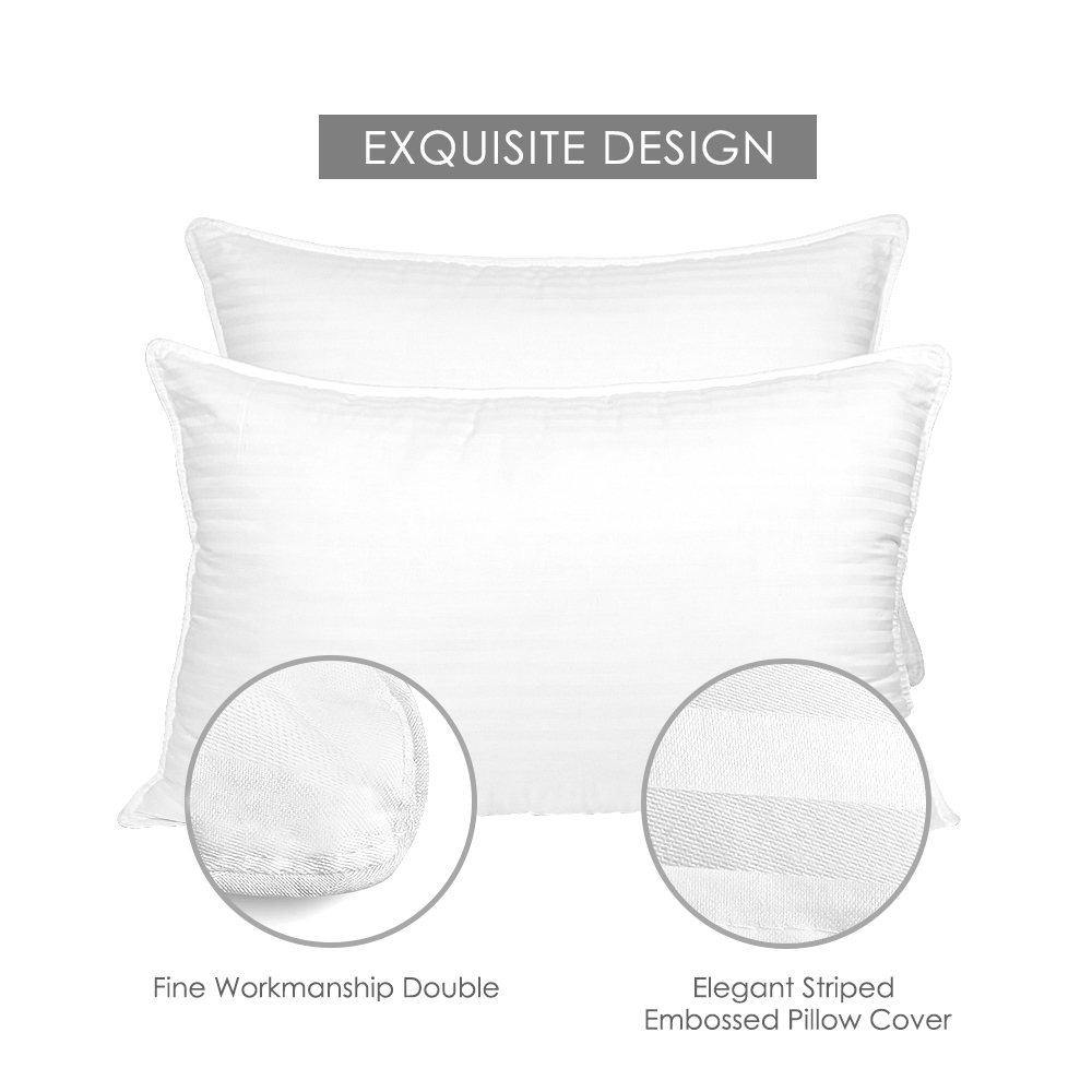Fapo Luxury Hotel Bed Pillows, Queen, 2-Pack photo 6