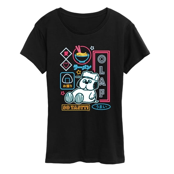 Peanuts - Neon Olaf - Women's Short Sleeve Graphic T-Shirt