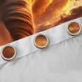 thumbnail image 4 of Homewish Grey Orange Tornado Curtains Pack of 2 (42x84 Each) for Female Men Adults,Natural Disaster Curtains Blackout,Abstract Nature Theme Bedroom Curtains,Lightweight Room Decor, 4 of 6