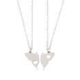 thumbnail image 1 of 2Pcs Decorative Chain Necklaces Exquisite Girl Necklaces Delicate Sister Necklaces, 1 of 8