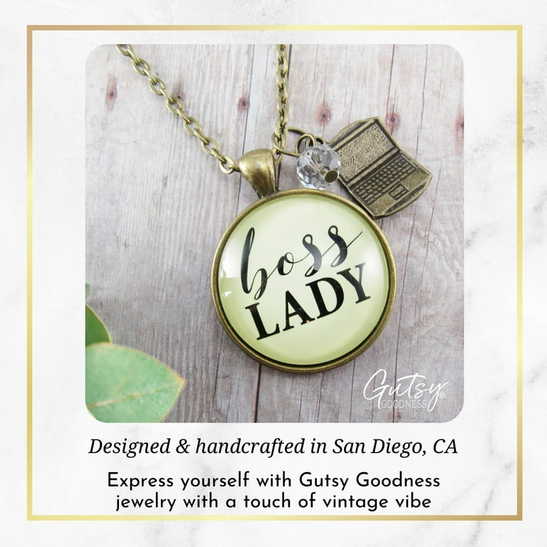Boss lady necklace clearance