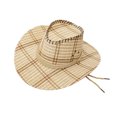 thumbnail image 4 of AJGRHE Western Cowboy Hat for Women and Men, Wide Brim Shapeable Summer Beach Sun Hat, Lightweight Cowgirl Hats for Outdoor Festival BG2 One Size, 4 of 4