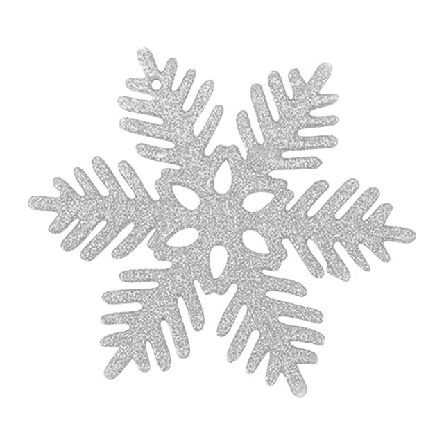 24 piezas Copo de nieve Decoración navideña Decoraciones para árboles de Navidad Lugar Programa Colgante Wmkox8yii fhajkh5638