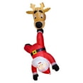 thumbnail image 3 of Juguete inflable de Papá Noel para Navidad,Reno inflable navideño de Papá Noel,Adorno de 1,8 m,novedad divertida,grande,Figuras inflables con luz LED para regalo,Accesorios de decoración, 3 of 9