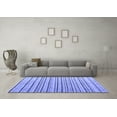 thumbnail image 3 of Ahgly Company Indoor Rectangle Abstract Blue Modern Area Rugs, 2' x 3', 3 of 4
