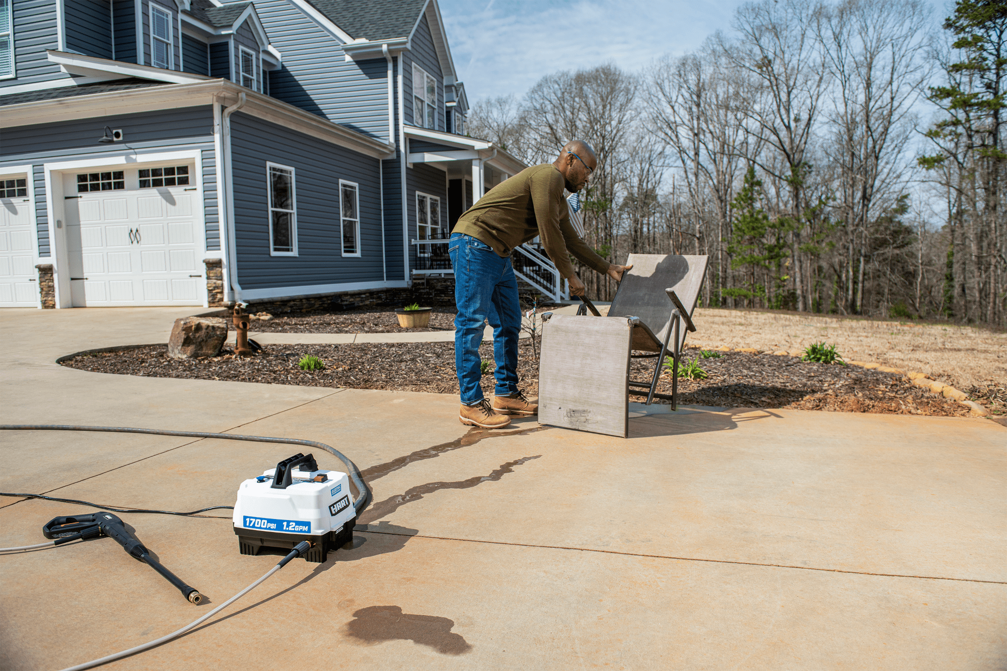 HART 1700 PSI 1.2 GPM Electric Pressure Washer