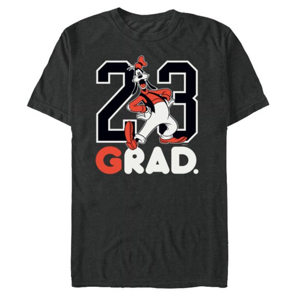 Disney Goofy Rad Grad Class of 23 Graduation 2023 - Short Sleeve Blended T-Shirt for Adults - Customized-Dark Heather