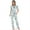 Cat Cloud Sun Rainbow, variant on Paint Splatter Print Women's Pajama Sets Short Sleeve Pjs with Long Pants Soft Sleepwear Sets Button Down Womens Lounge Set, Size M