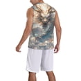 thumbnail image 2 of Sikiie Cool Cloud White Dragon Basketball Jersey Reversible Men's Mesh Athletic Sports Shirts Training Practice S-4XLMedium, 2 of 6