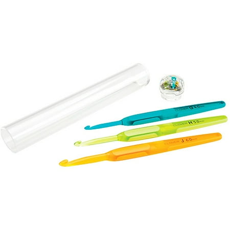 Clover Reflections Crochet Hook Set, Sizes G, H, J