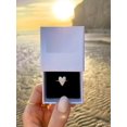 thumbnail image 5 of HeartsAndYou 1.2ct Engagement Ring for Women Round Cut Moissanite Cluster Heart Shape 18k Yellow Gold over Silver, 5 of 8