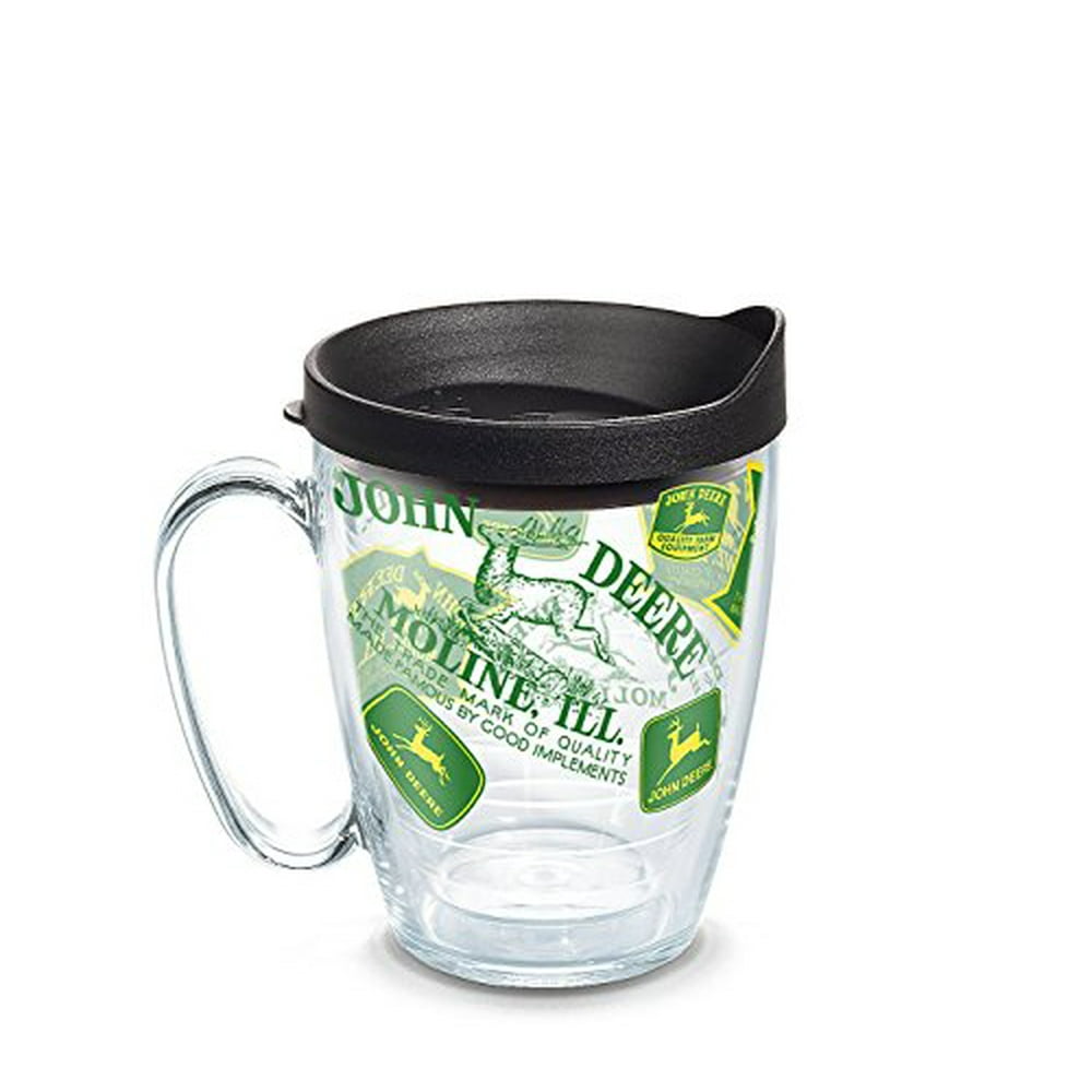 Tervis 1274114 John Deere All Over Tumbler with Wrap and Black Lid
