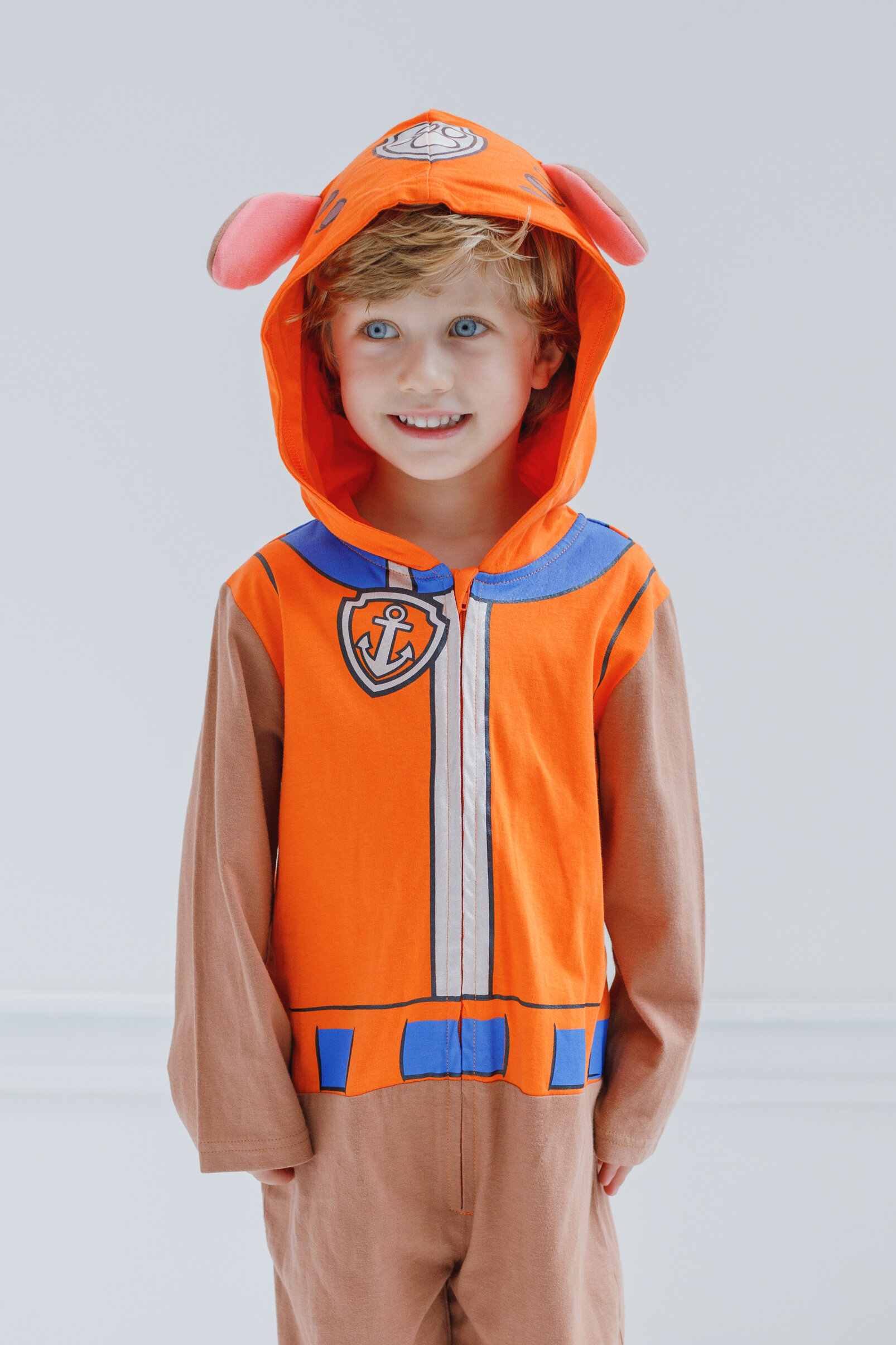 Paw Patrol Zuma Little Boy Girl Kids Zip Up Cosplay Coverall Toddler to Big Kid