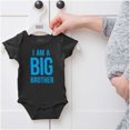 thumbnail image 5 of I Am a Big Brother Cute Siblings Bodysuit Jumper Boys Infant Baby Brisco Brands 18M, 5 of 6