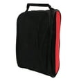 thumbnail image 4 of Bolsa para zapatos de golf Dominant 1, bolsa de transporte para artículos deportivos, bolsa de viaje con ventilación para exteriores (negro y rojo), 4 of 14