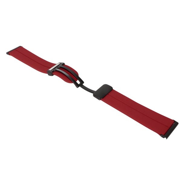 Correa De Reloj Deportiva, Correa De Reloj De Silicona Con Hebilla Magnética De 24 Mm, Liberación Rápida, Elegante Para Correr