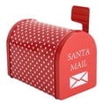 thumbnail image 1 of Metal Storage Tins, Smoother Surfaces Mailbox Shaped Storage Tins Multi Purpose Cute Pattern  For Gift Boxes, 1 of 8
