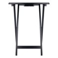 thumbnail image 4 of Winsome Alex Ensemble de Table à Collation 2 Pcs, Fini Noir, 4 of 13