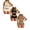Z2-Black 1PCS & Beige 1PCS & Khaki 1PCS, variant on XINPING Women’s 2 Piece Outfits Sleeveless Crew Neck Cut Out Crop Top Bodycon Shorts Set Night Out Club Y2k Outfits Streetwear for Party Wear