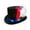 Black, variant on Dress Up American Flag Hat for Kids & Adults, Independence Day, Memorial Day, Patriotic Stars & Stripes Novelty Photo Prop (Black)