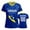 Blue, variant on Soccer Jerseys For Women Customizable National Team Jersey Personalized Name And Number Football Shirt Breathable Quick Dry Sports Top For Fans Matches And Training