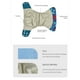 thumbnail image 3 of Pañal de tela 4pcs / pack Pañales de tela para bebés Lavable Reutilizable Pañal de tela de bolsillo Secado rápido Transpirable Impermeable Talla única ajustable para bebés, niñas, niños, bebés TOMSHOO Pañal de tela, 3 of 7