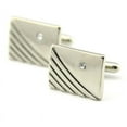 thumbnail image 4 of Bar Clasp Clip Set Modish Polished Gold Tone Gift Cufflinks Tie Metal Men S, 4 of 5