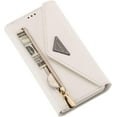 thumbnail image 4 of Crossbody Wallet Case for Samsung Galaxy S20 Ultra 5G for Women, Zipper Purse Handbag Neck Strap Lanyard Cover with 9 Card Holder Case for Samsung Galaxy S20 Ultra 5G XK White, 4 of 18