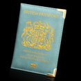 thumbnail image 1 of Porta libretas de cuero con forma de pie de cobre británico, sencillo y delgado, juego de libretas de pie de metal, 1 of 5